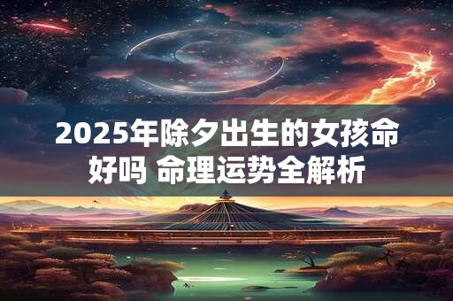 2025年除夕宝宝旺父母吗 性格天赋全预测