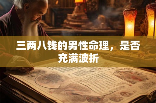 三两八钱的男性命理，是否充满波折