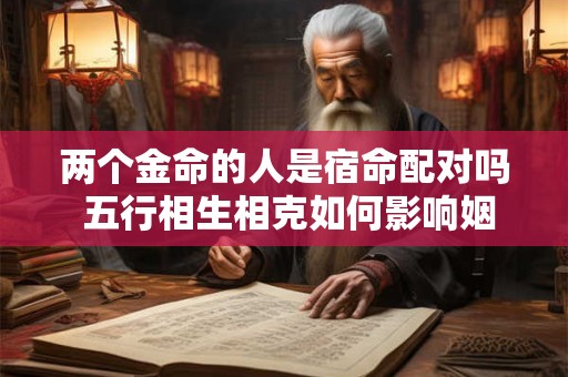 两个金命的人是宿命配对吗 五行相生相克如何影响姻缘