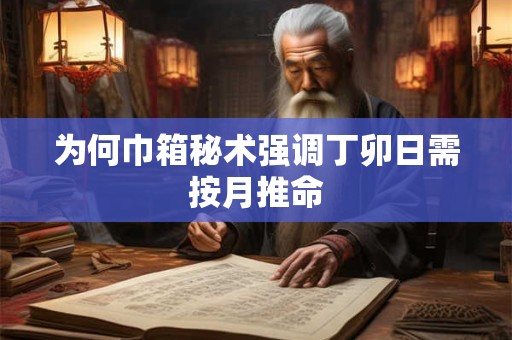 为何巾箱秘术强调丁卯日需按月推命