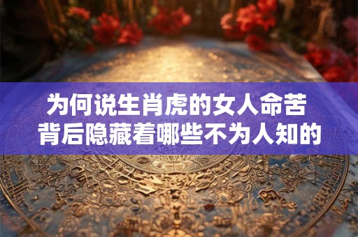 为何说生肖虎的女人命苦 背后隐藏着哪些不为人知的命运真相