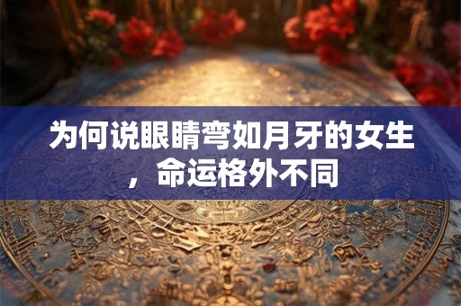 为何说眼睛弯如月牙的女生，命运格外不同