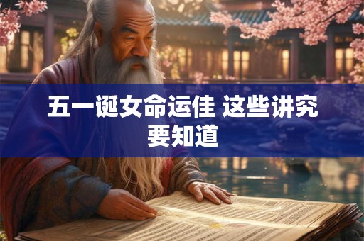 五一诞生的男孩运势怎样 是否天生好运