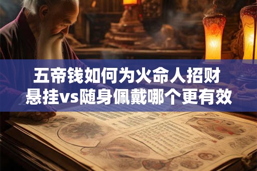 五帝钱如何为火命人招财 悬挂vs随身佩戴哪个更有效