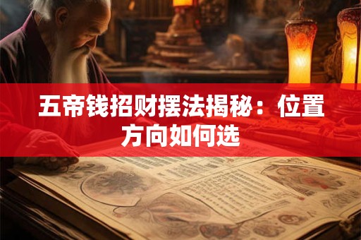 五帝钱招财摆法揭秘：位置方向如何选