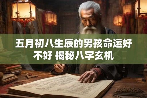 五月初八生辰的男孩命运好不好 揭秘八字玄机