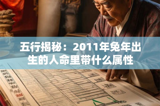五行揭秘：2011年兔年出生的人命里带什么属性