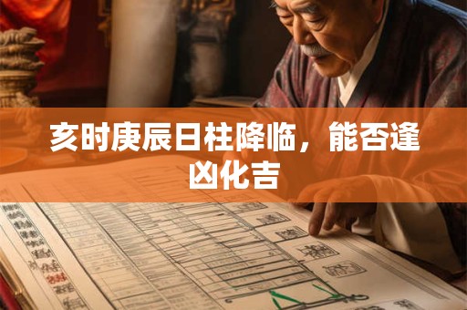 亥时庚辰日柱降临，能否逢凶化吉