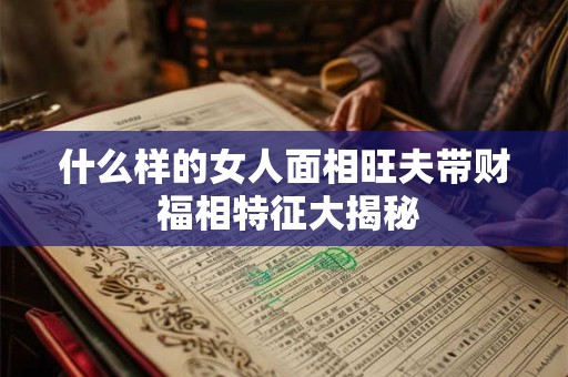 什么样的女人面相旺夫带财 福相特征大揭秘