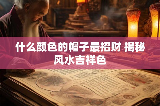什么颜色的帽子最招财 揭秘风水吉祥色