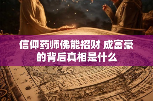信仰药师佛能招财 成富豪的背后真相是什么 信仰药师佛能招财 成富豪的背后真相是什么