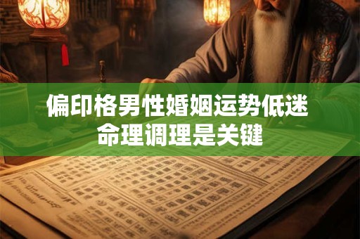 偏印格男性婚姻运势低迷 命理调理是关键