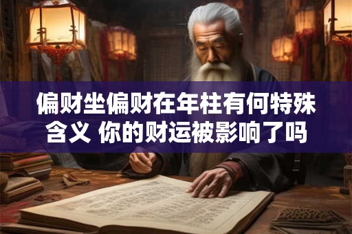 偏财坐偏财在年柱有何特殊含义 你的财运被影响了吗