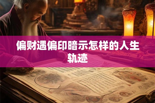 偏财遇偏印暗示怎样的人生轨迹