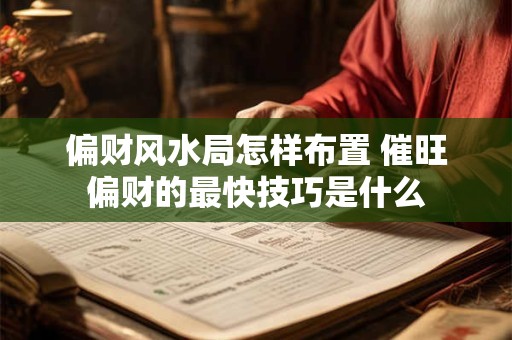 偏财风水局怎样布置 催旺偏财的最快技巧是什么