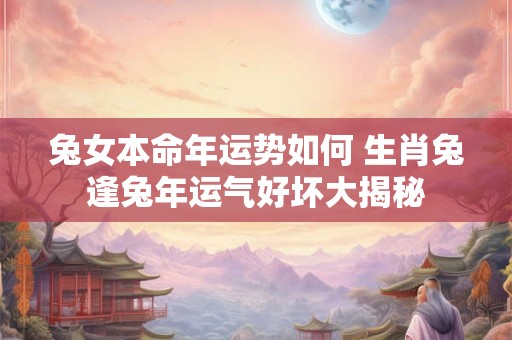 兔女遇2025本命年，如何搭配三合属相