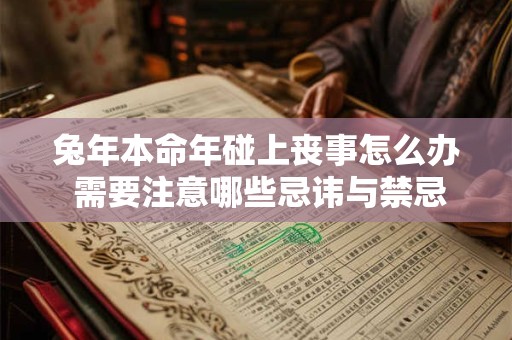 兔年本命年碰上丧事怎么办 需要注意哪些忌讳与禁忌