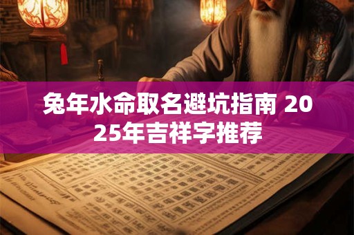 兔年水命者注意 2025年五行缺啥需谨记