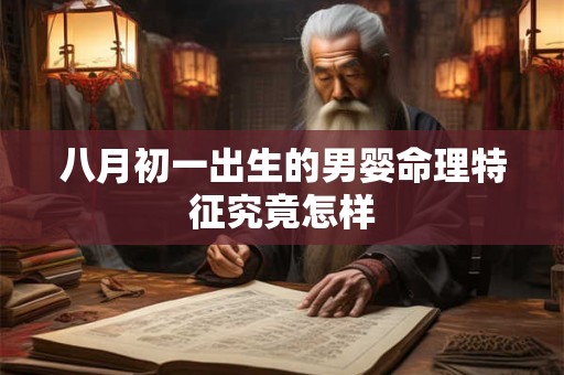 八月初一出生的男婴命理特征究竟怎样