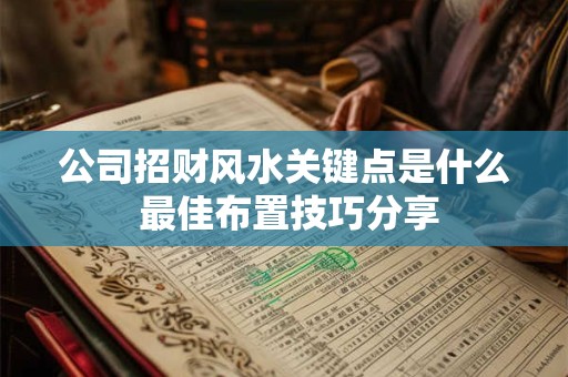详细阅读:公司招财风水关键点是什么 最佳布置技巧分享 公司招财风水关键点是什么 最佳布置技巧分享