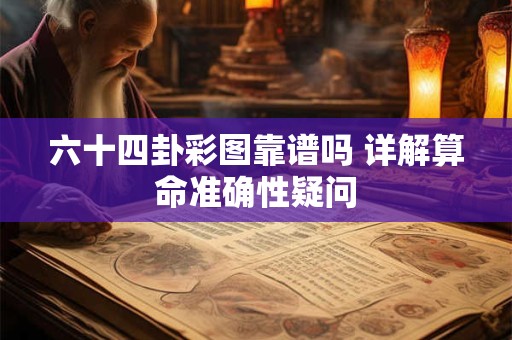 六十四卦彩图靠谱吗 详解算命准确性疑问