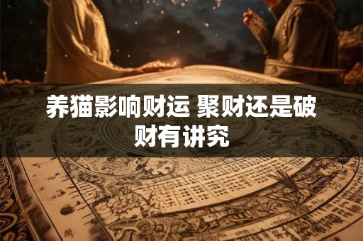 养猫影响财运 聚财还是破财有讲究