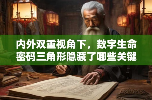 内外双重视角下，数字生命密码三角形隐藏了哪些关键信息