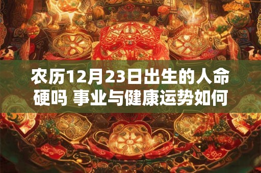 农历12月23日出生的人命硬吗 事业与健康运势如何解析