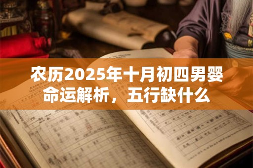 农历2025年十月初四男婴命运解析，五行缺什么