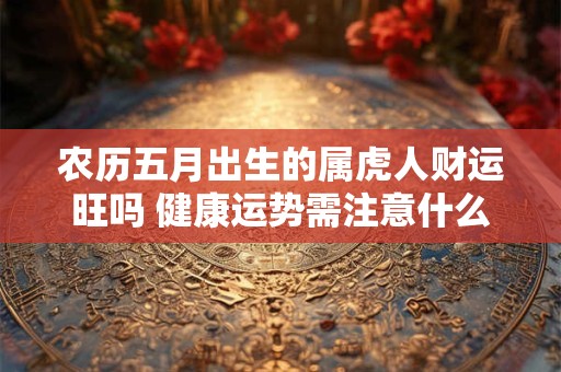 农历五月出生的属虎人财运旺吗 健康运势需注意什么