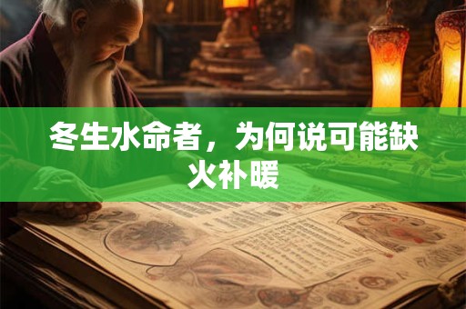 冬生水命者，为何说可能缺火补暖