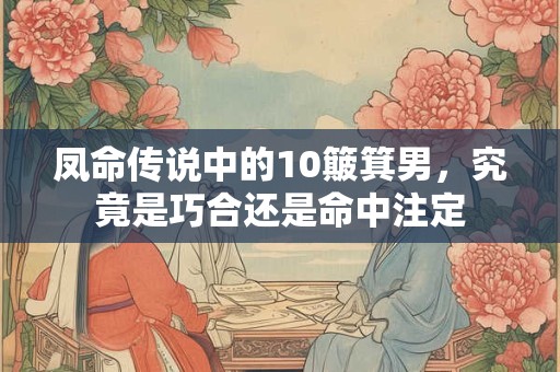 凤命传说中的10簸箕男，究竟是巧合还是命中注定