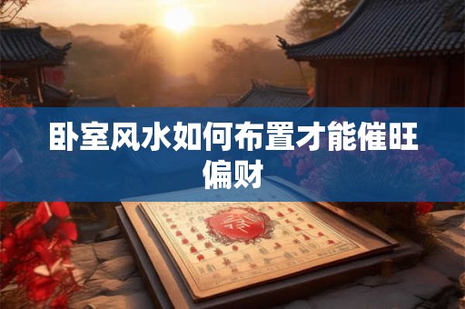 卧室风水如何布置才能催旺偏财