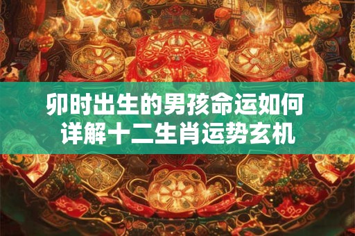 卯时出生的男孩命运如何 详解十二生肖运势玄机