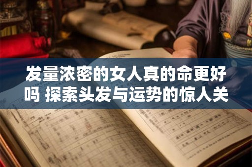 发量浓密的女人真的命更好吗 探索头发与运势的惊人关联