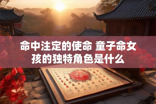 命中注定的使命 童子命女孩的独特角色是什么