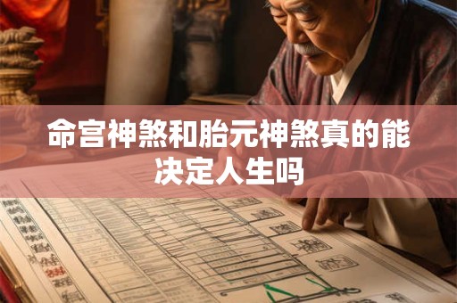 命宫神煞和胎元神煞真的能决定人生吗