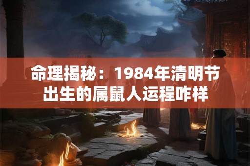命理揭秘：1984年清明节出生的属鼠人运程咋样