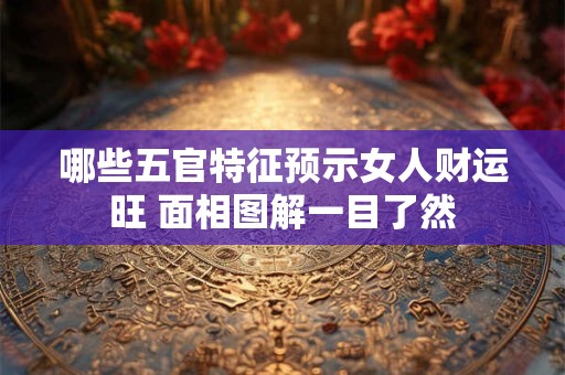 哪些五官特征预示女人财运旺 面相图解一目了然