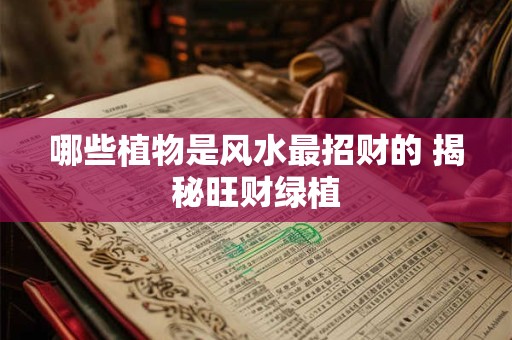哪些植物是风水最招财的 揭秘旺财绿植