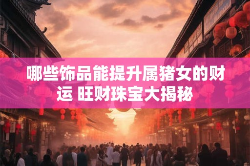 哪些饰品能助运辟邪