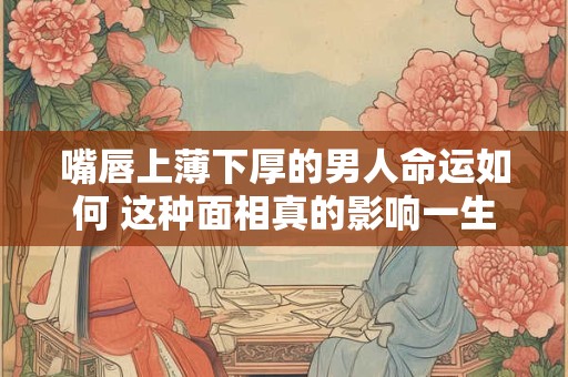 嘴唇上薄下厚的男人命运如何 这种面相真的影响一生吗