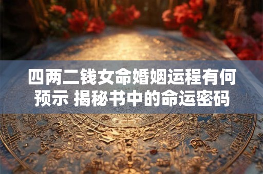 四两二钱女命婚姻运程有何预示 揭秘书中的命运密码