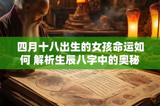 四月十八出生的女孩命运如何 解析生辰八字中的奥秘