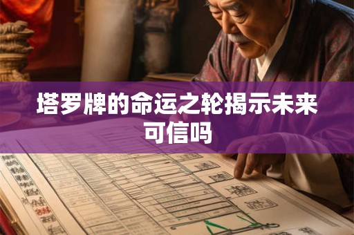 塔罗牌的命运之轮揭示未来可信吗