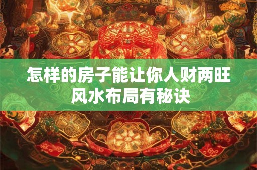 怎样的房子能让你人财两旺 风水布局有秘诀