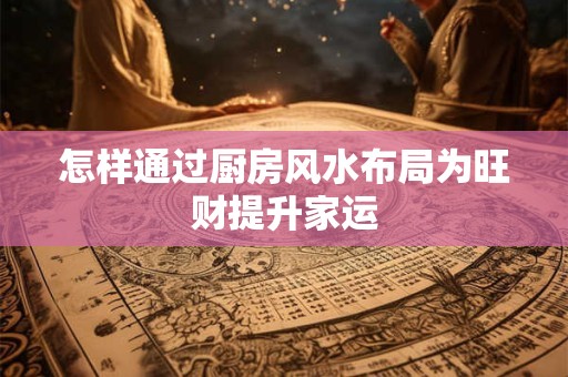 怎样通过厨房风水布局为旺财提升家运