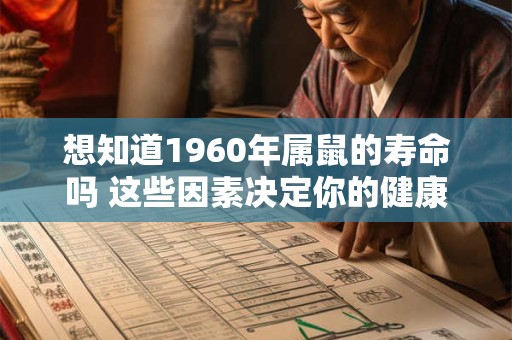 想知道1960年属鼠的寿命吗 这些因素决定你的健康