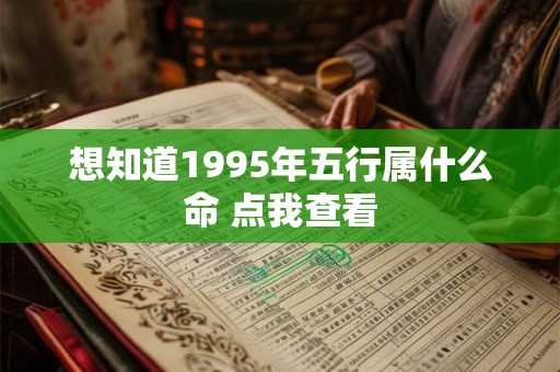 想知道1995年五行属什么命 点我查看 想知道1995年五行属什么命 点我查看