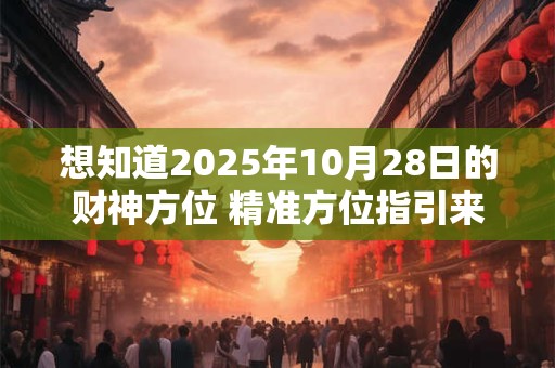想知道2025儿童节财神方位 当天求财最佳位置揭秘